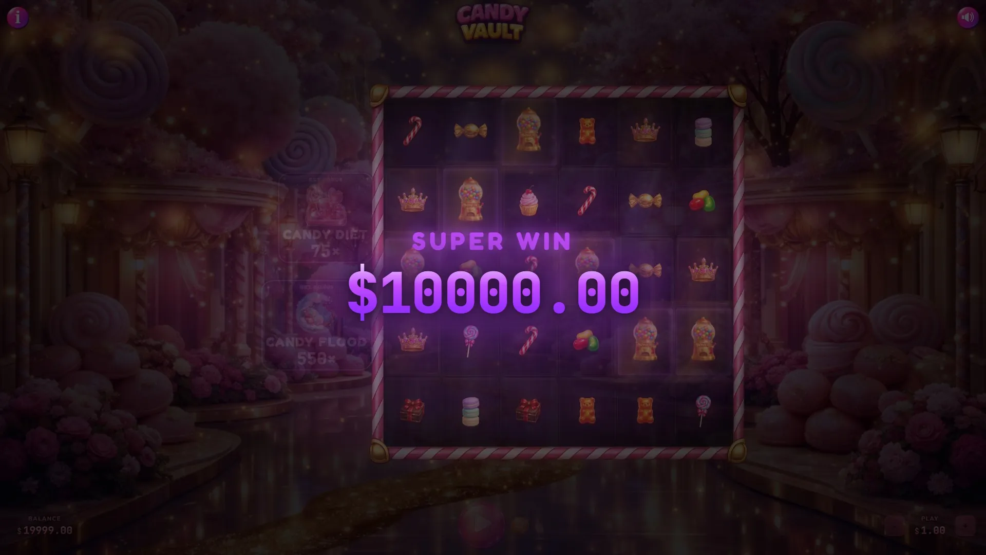 Candy Vault big win