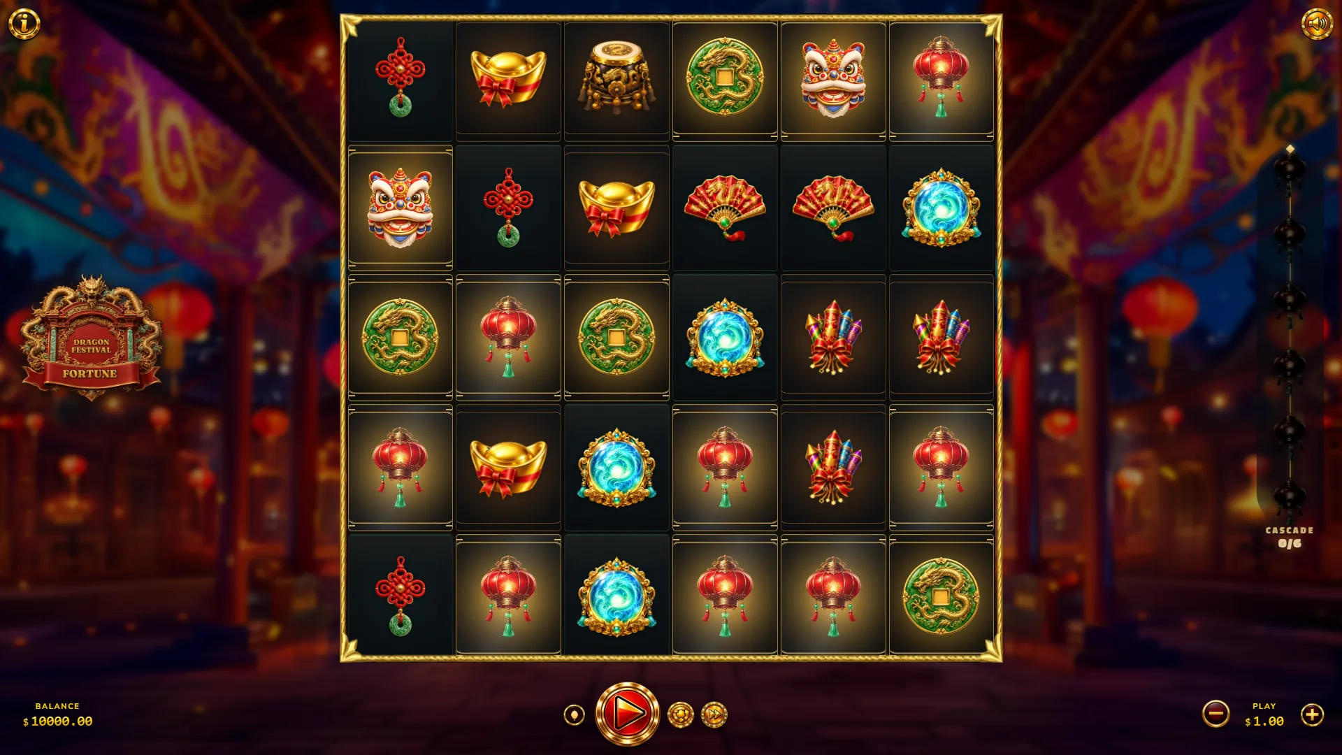 Dragon Festival Fortune base game
