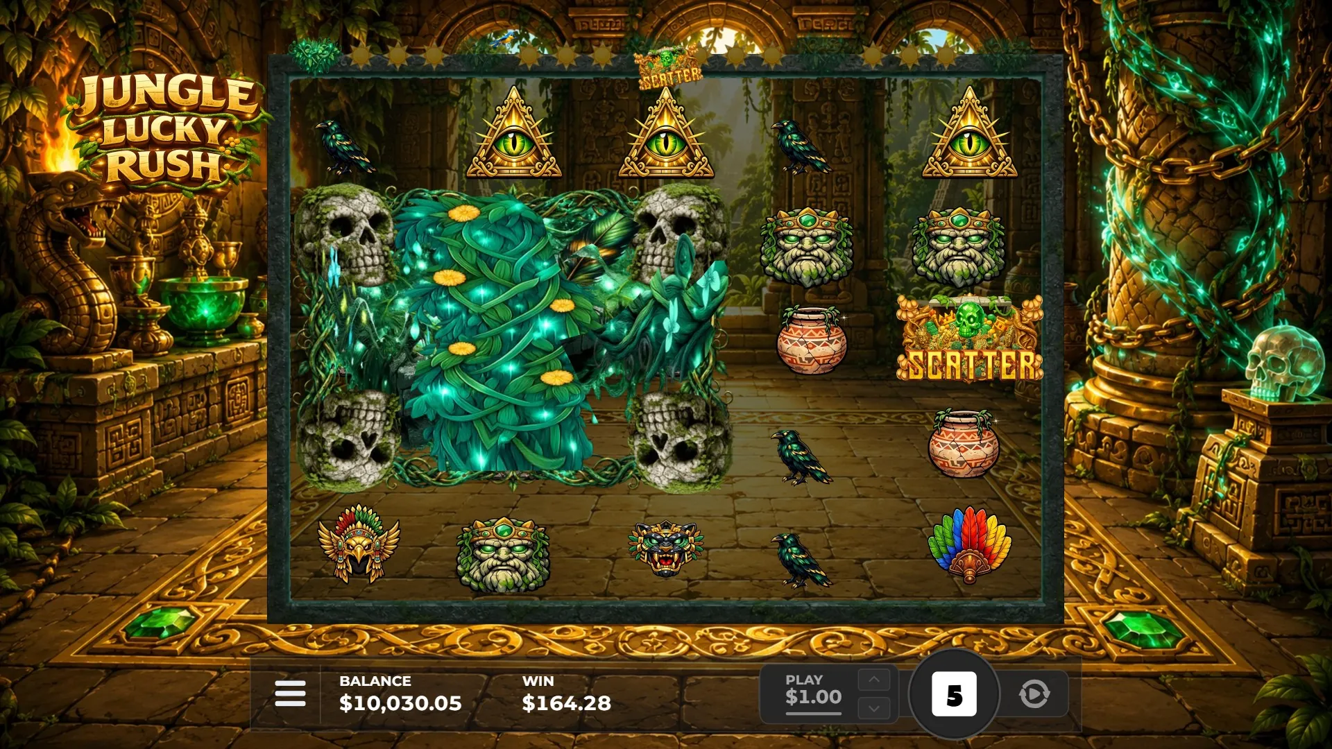 Jungle Lucky Rush bonus round
