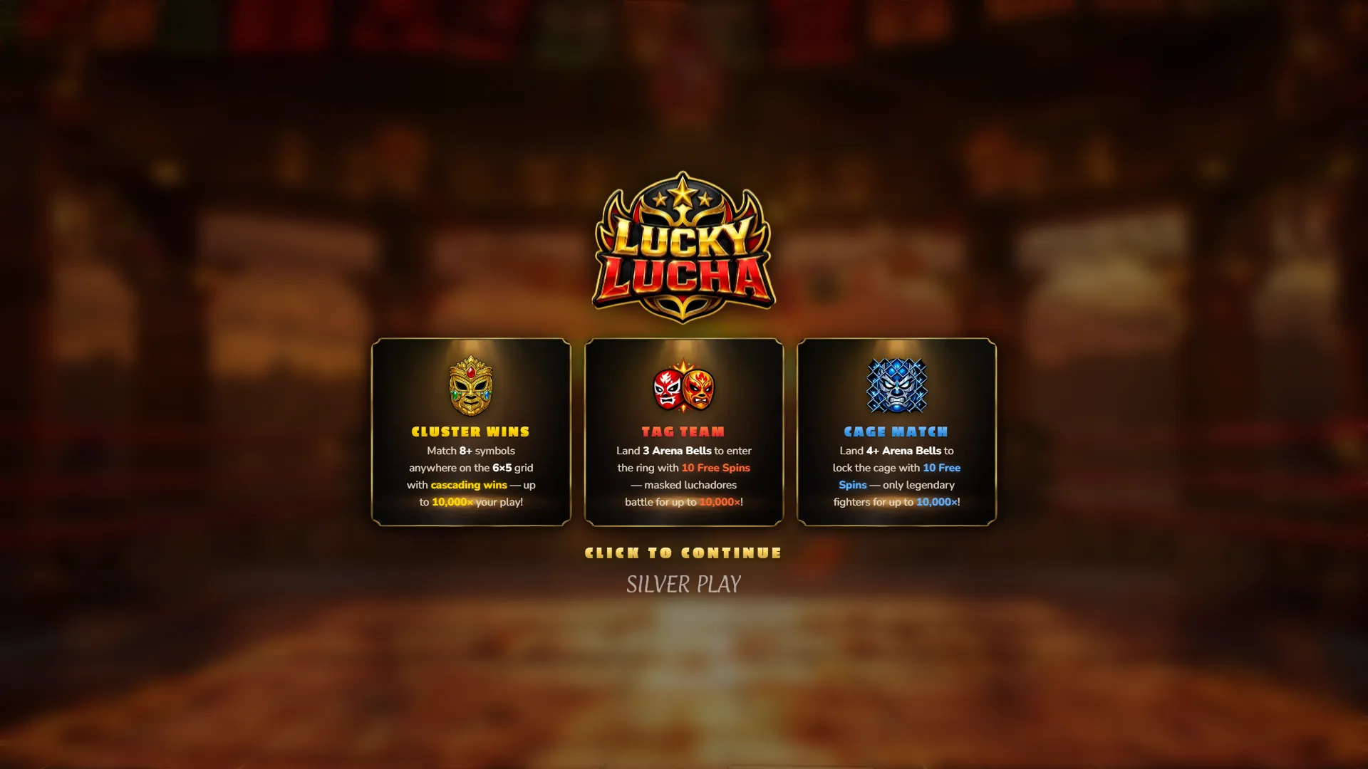 Lucky Lucha intro screen